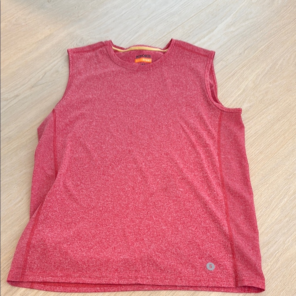 Red Mens Sleeveless Top